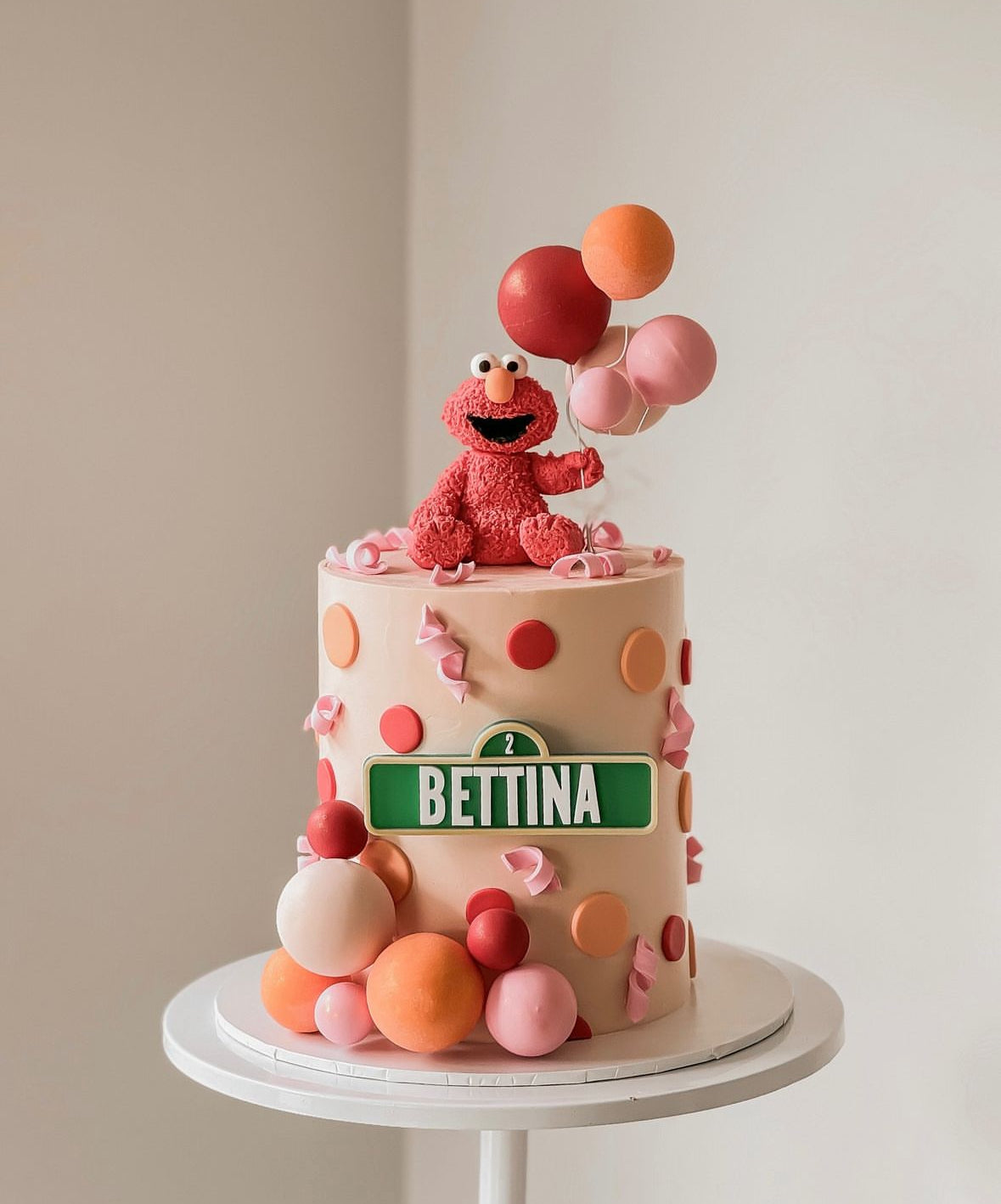 Elmo cake plate