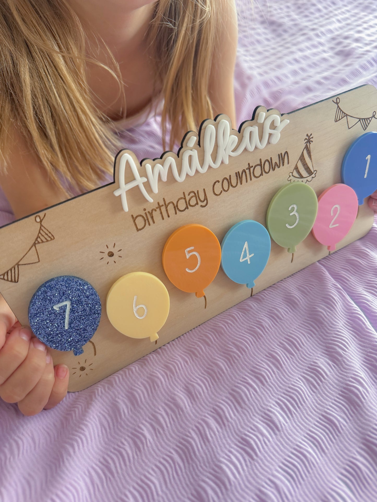 Birthday Countdown board