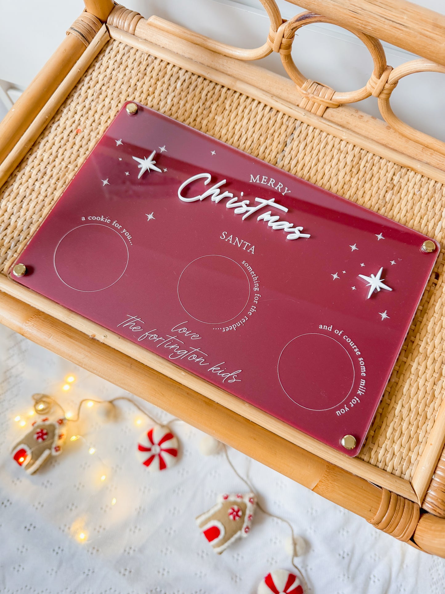 Acrylic double layer tray | standard