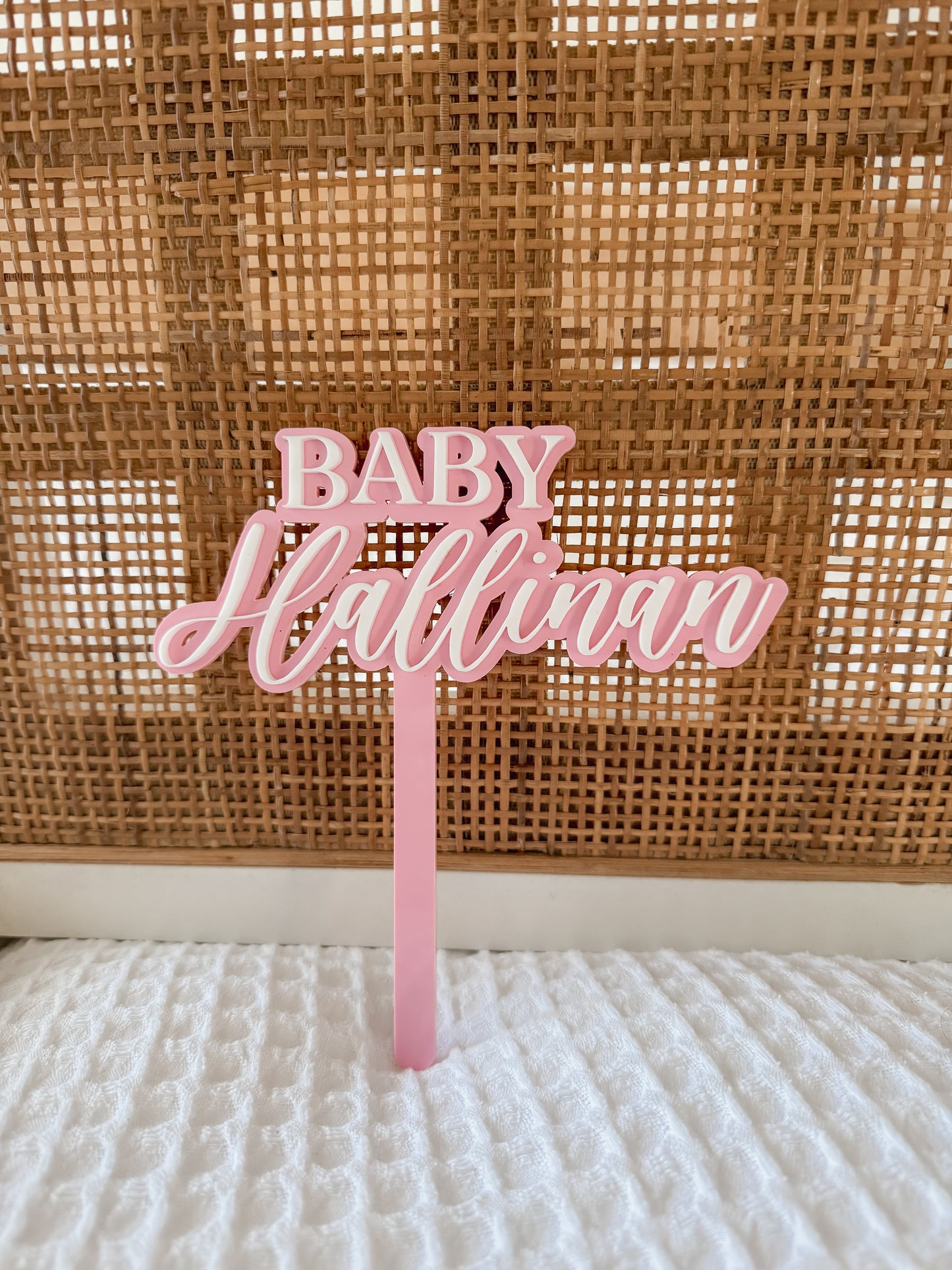 3D Baby Topper