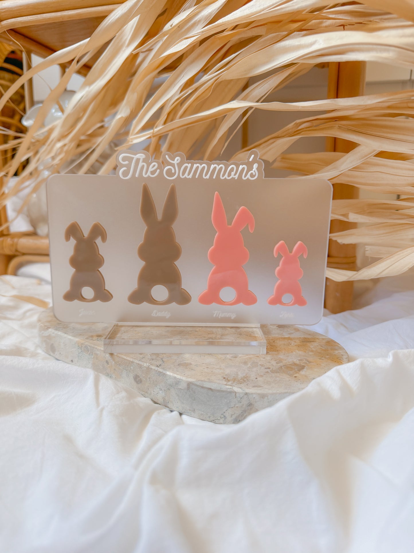Family Easter Decor | Acrylic