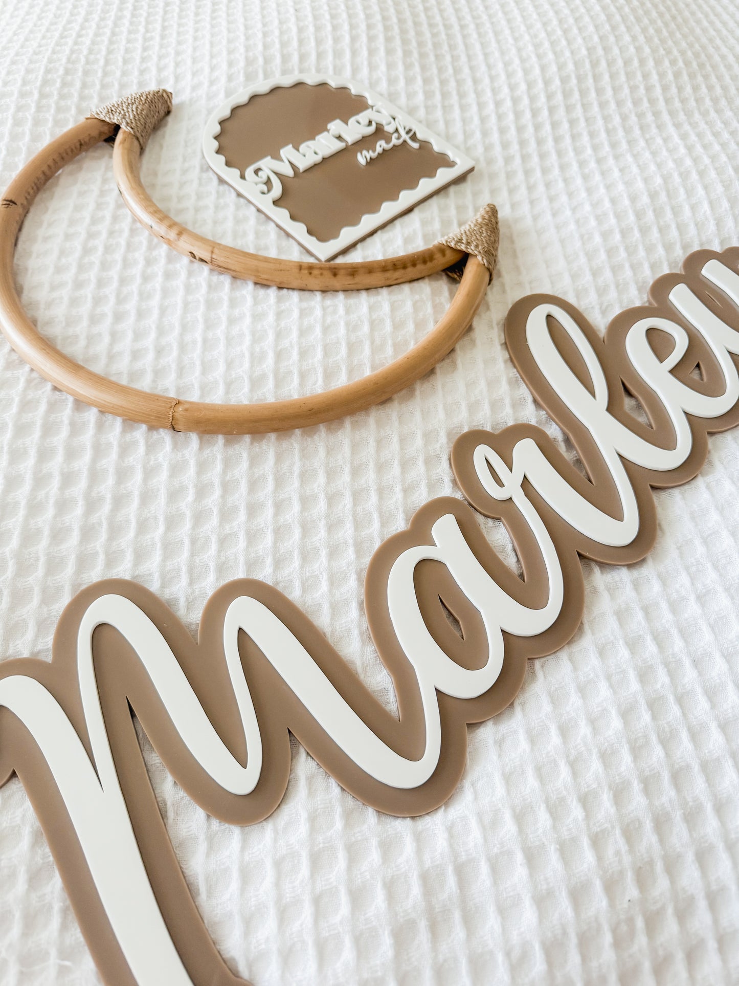 Double Layer Name Plaque | Acrylic