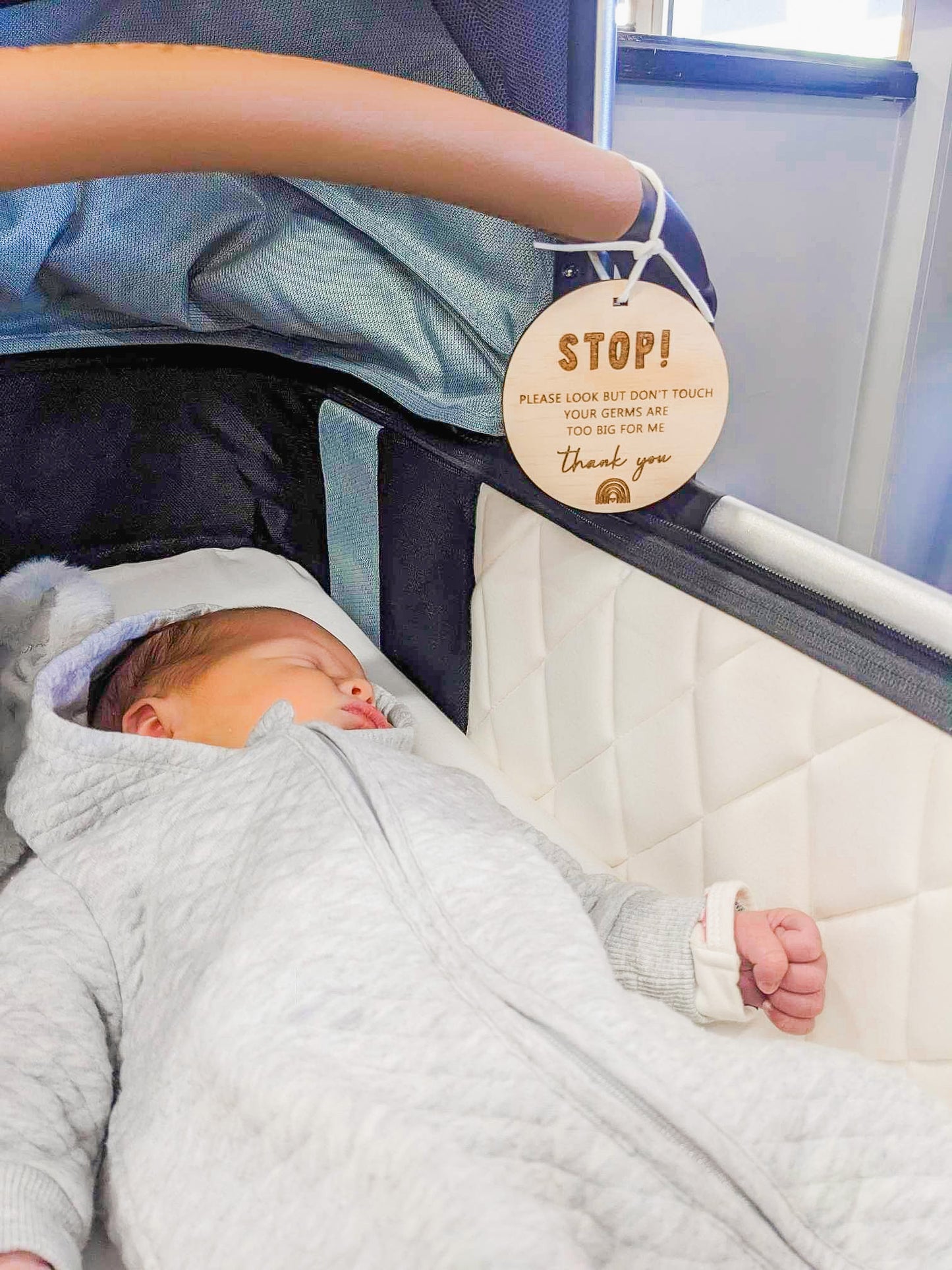 Dual side Pram / Capsule Sign