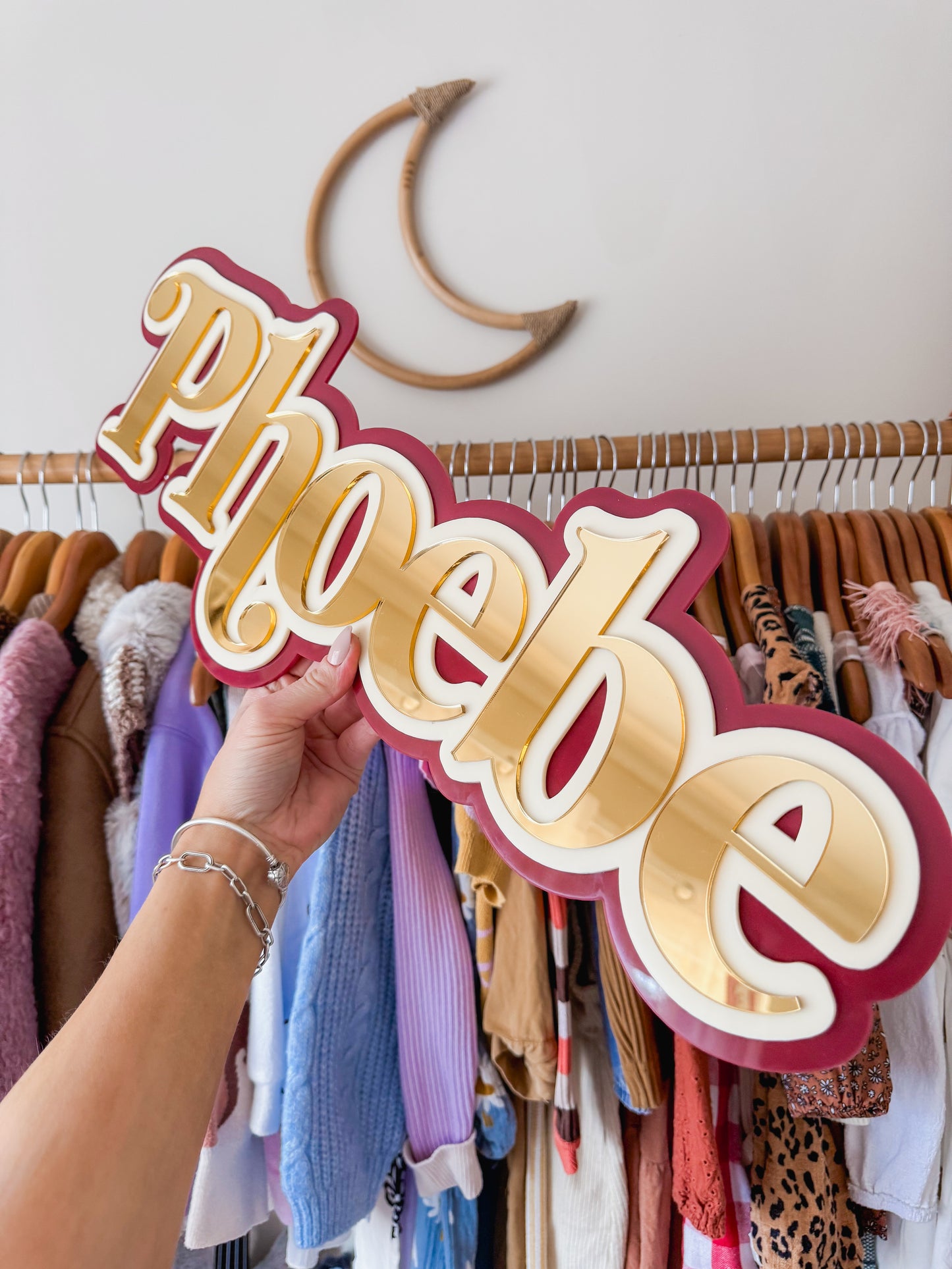Acrylic Triple Layer Name Plaque