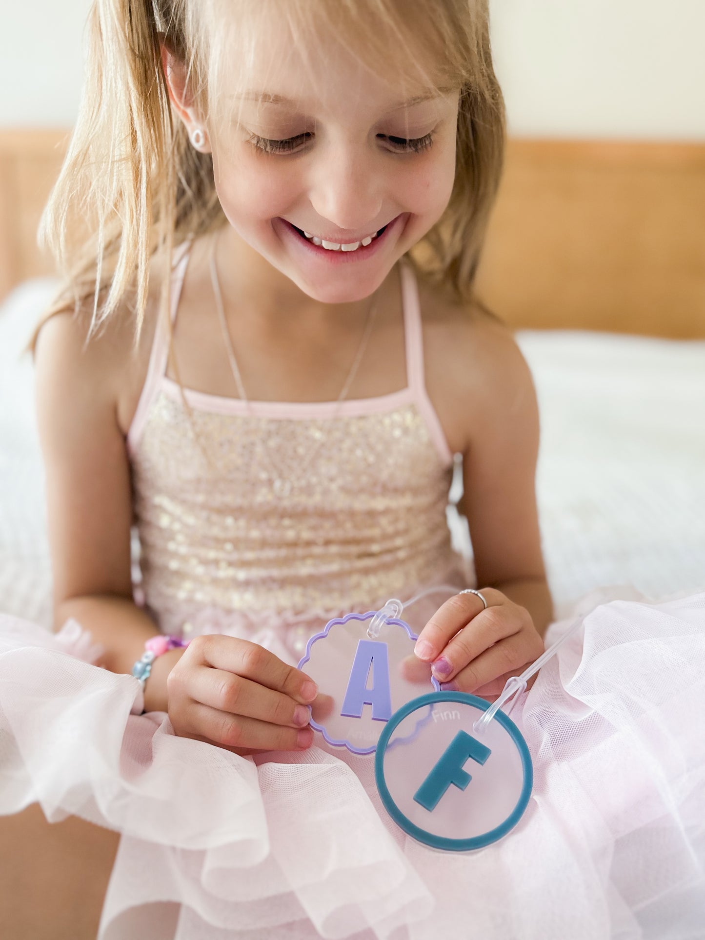Frosted Tag | double layer