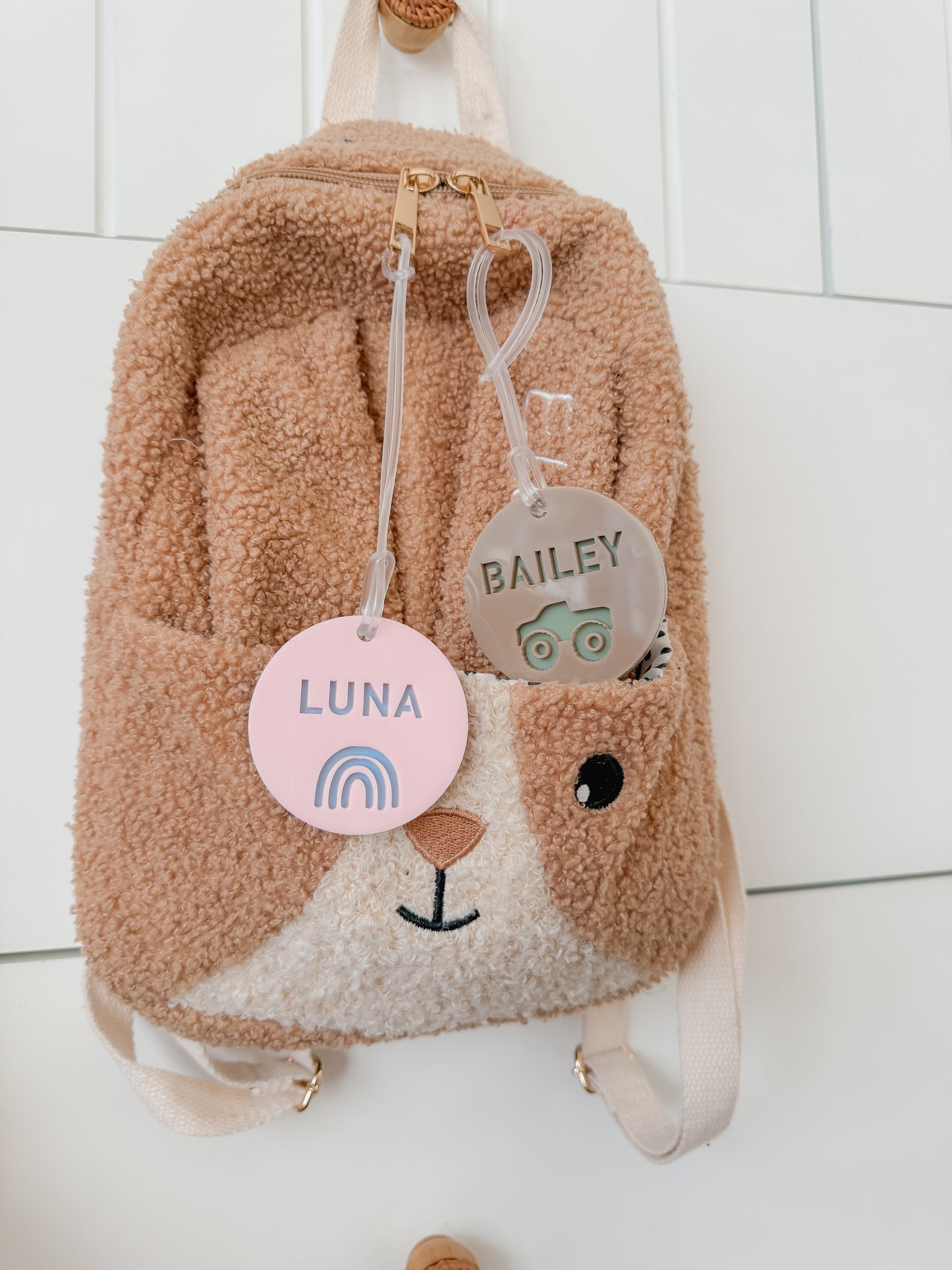 Round Character Bag Tag