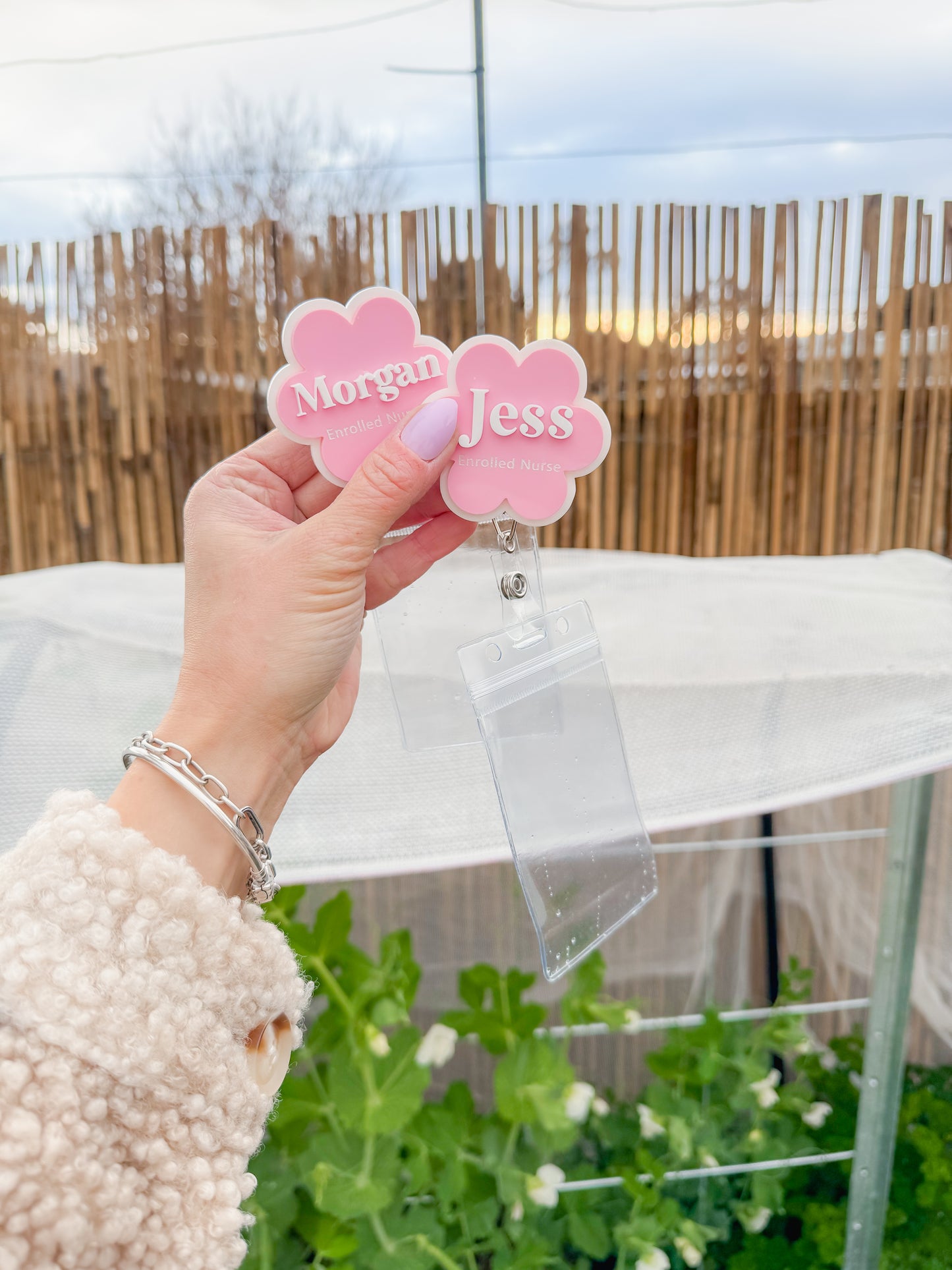 Acrylic Reel Badge