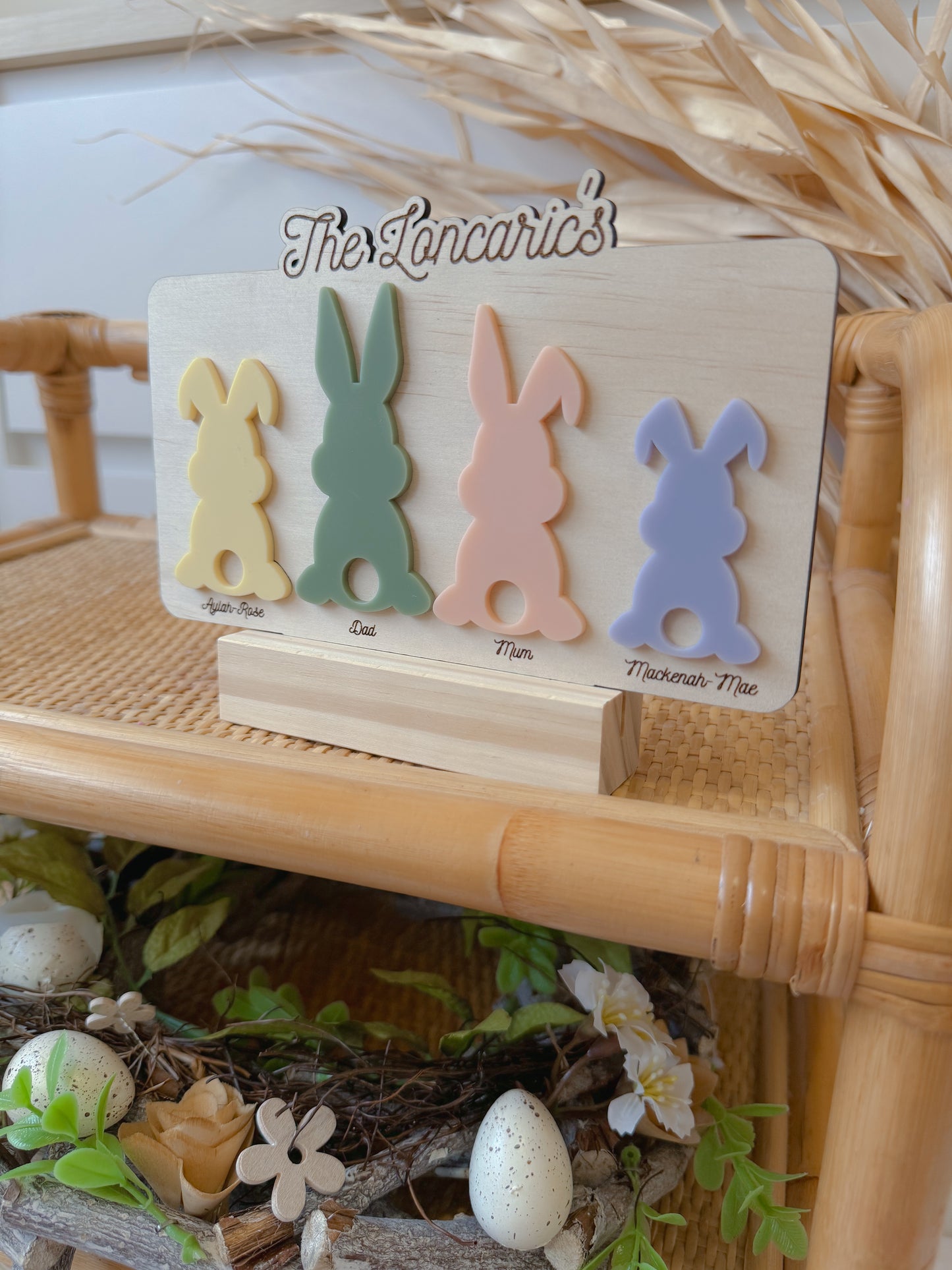 Family Easter Decor | Timber