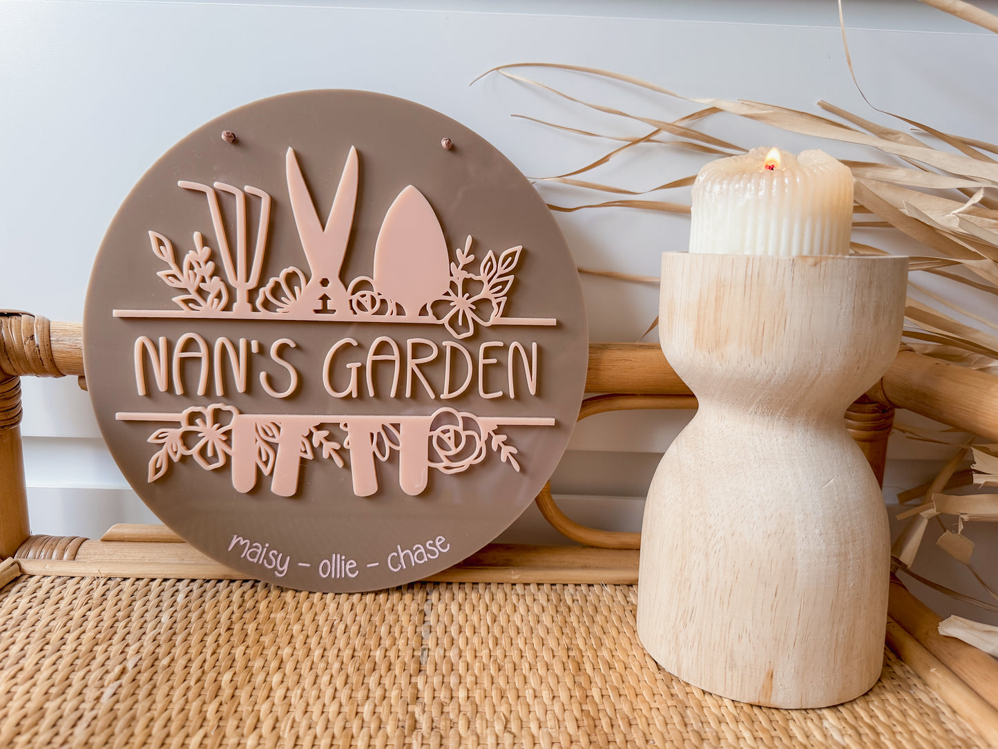 Garden sign | acrylic 3D