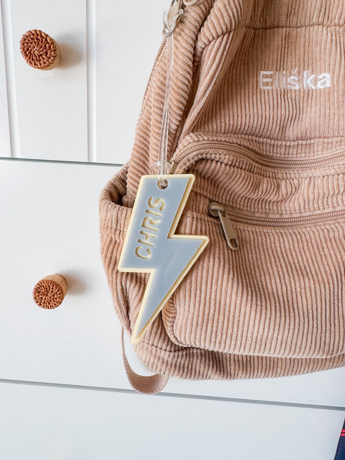 Lightning bolt | bag tag