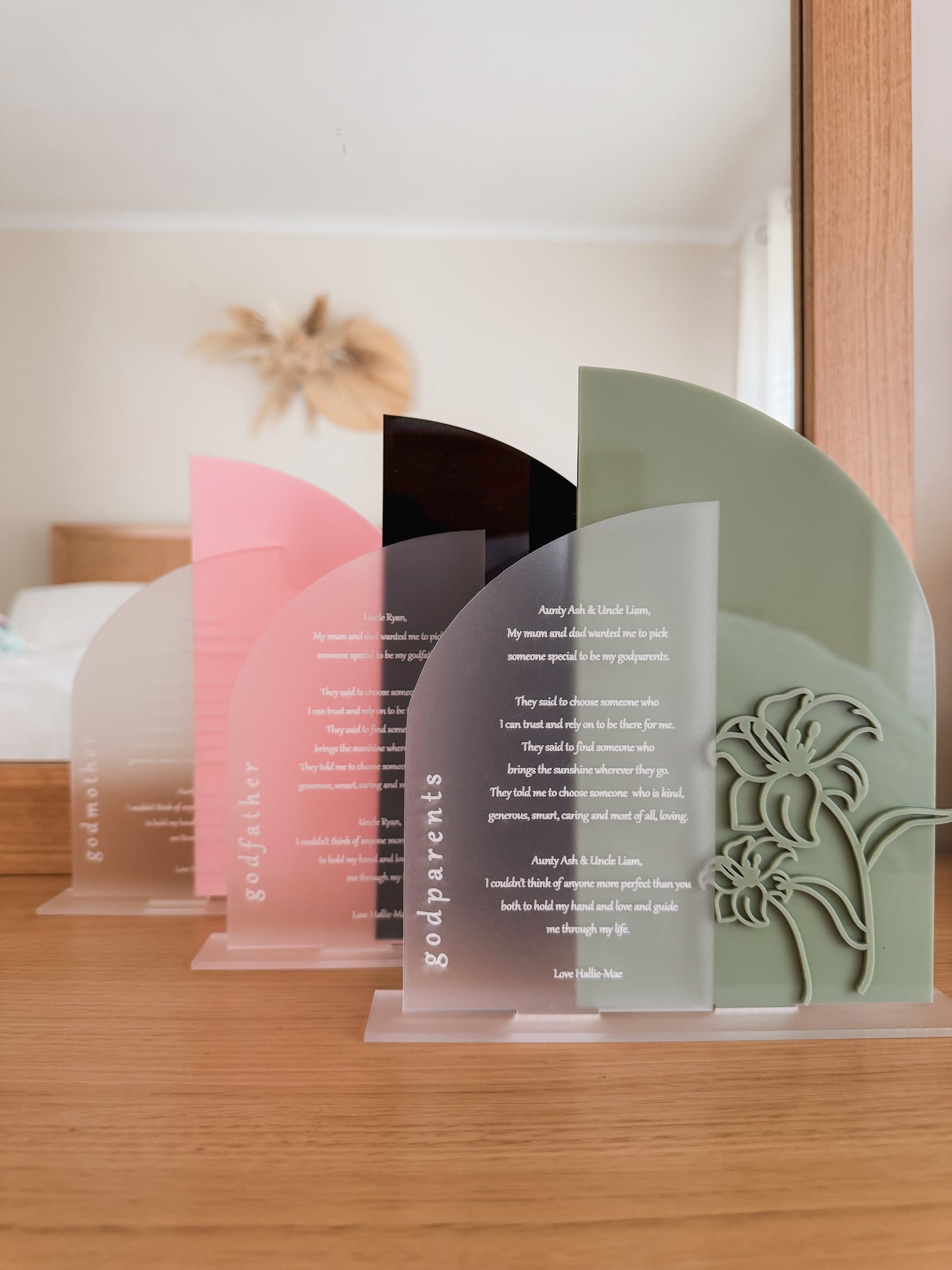 God Parent Stand | Plaque