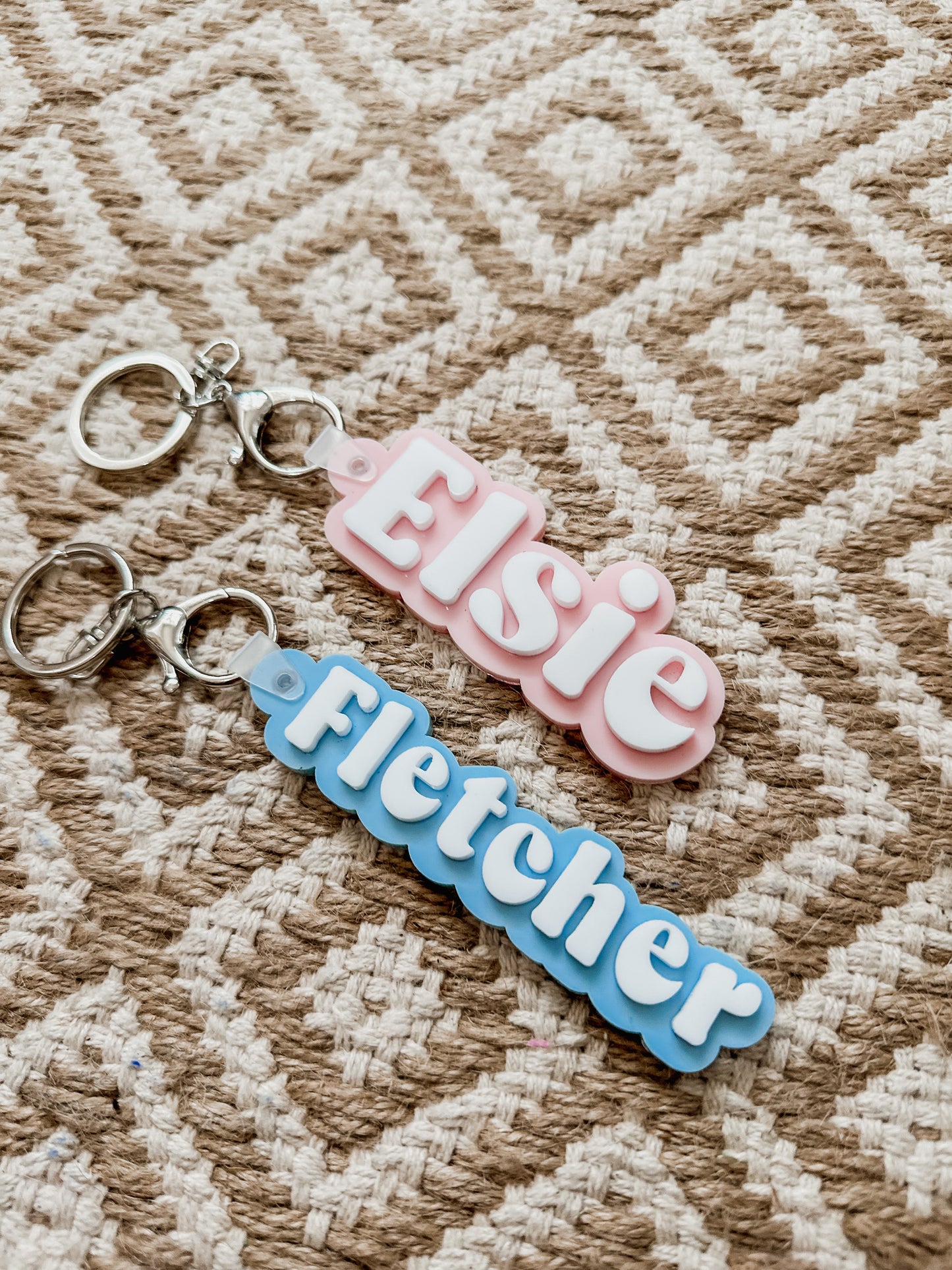 3D Key Chain Name Only