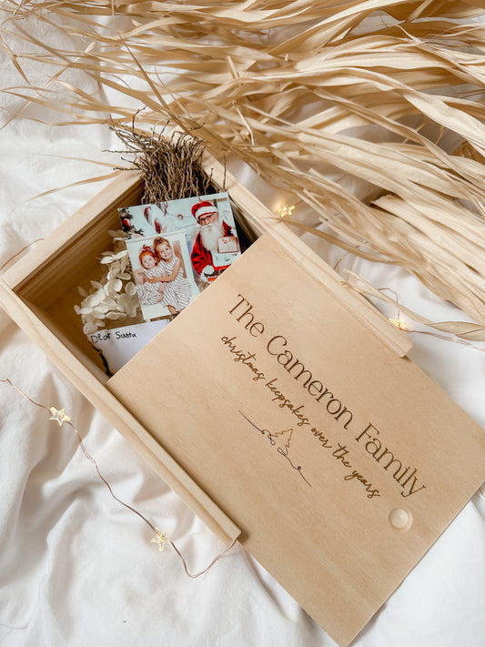 Our Christmas treasures | Keepsake Box