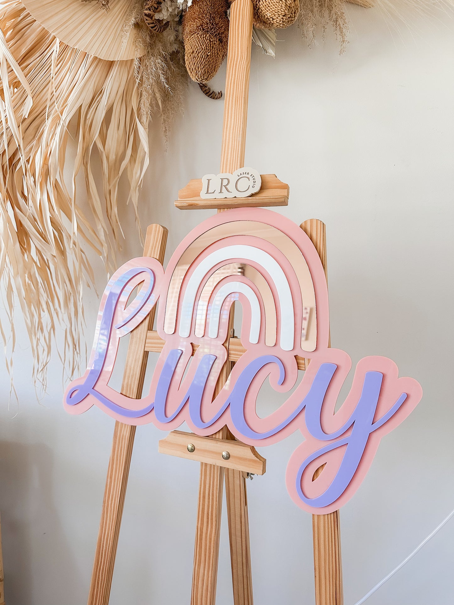 Acrylic Double Layer Name Plaque