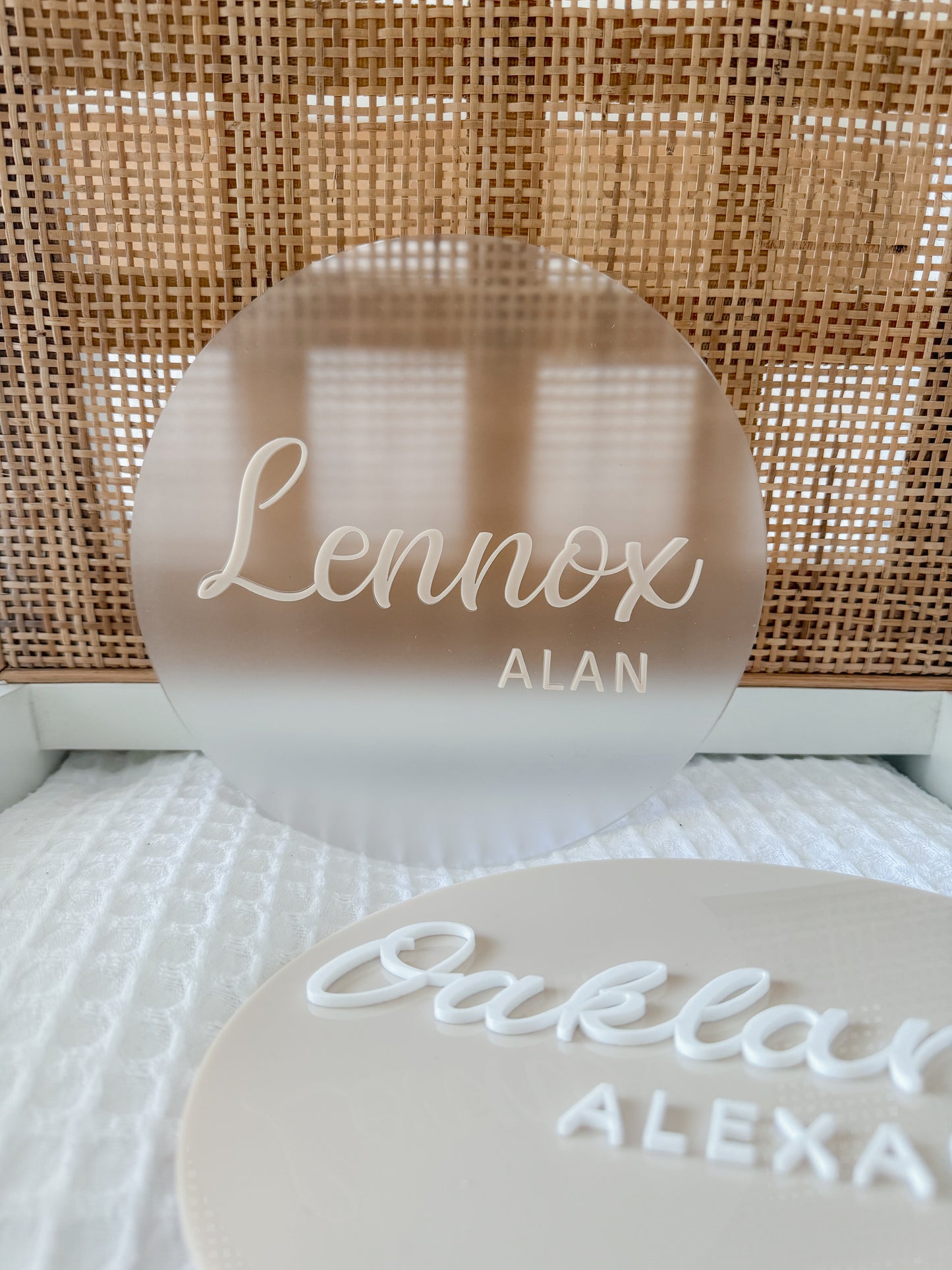 3D Round | Name Plaque