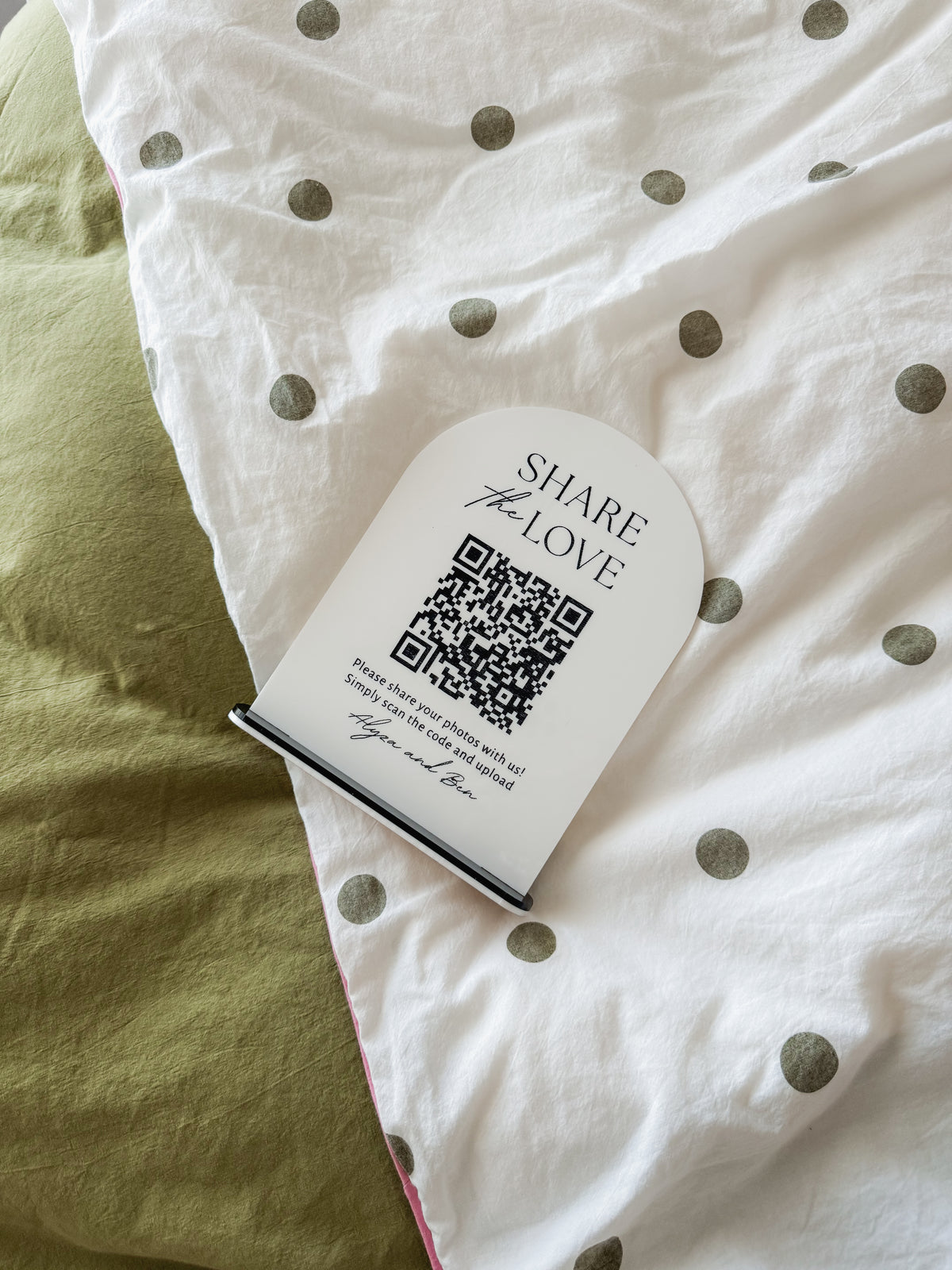 Event QR signage