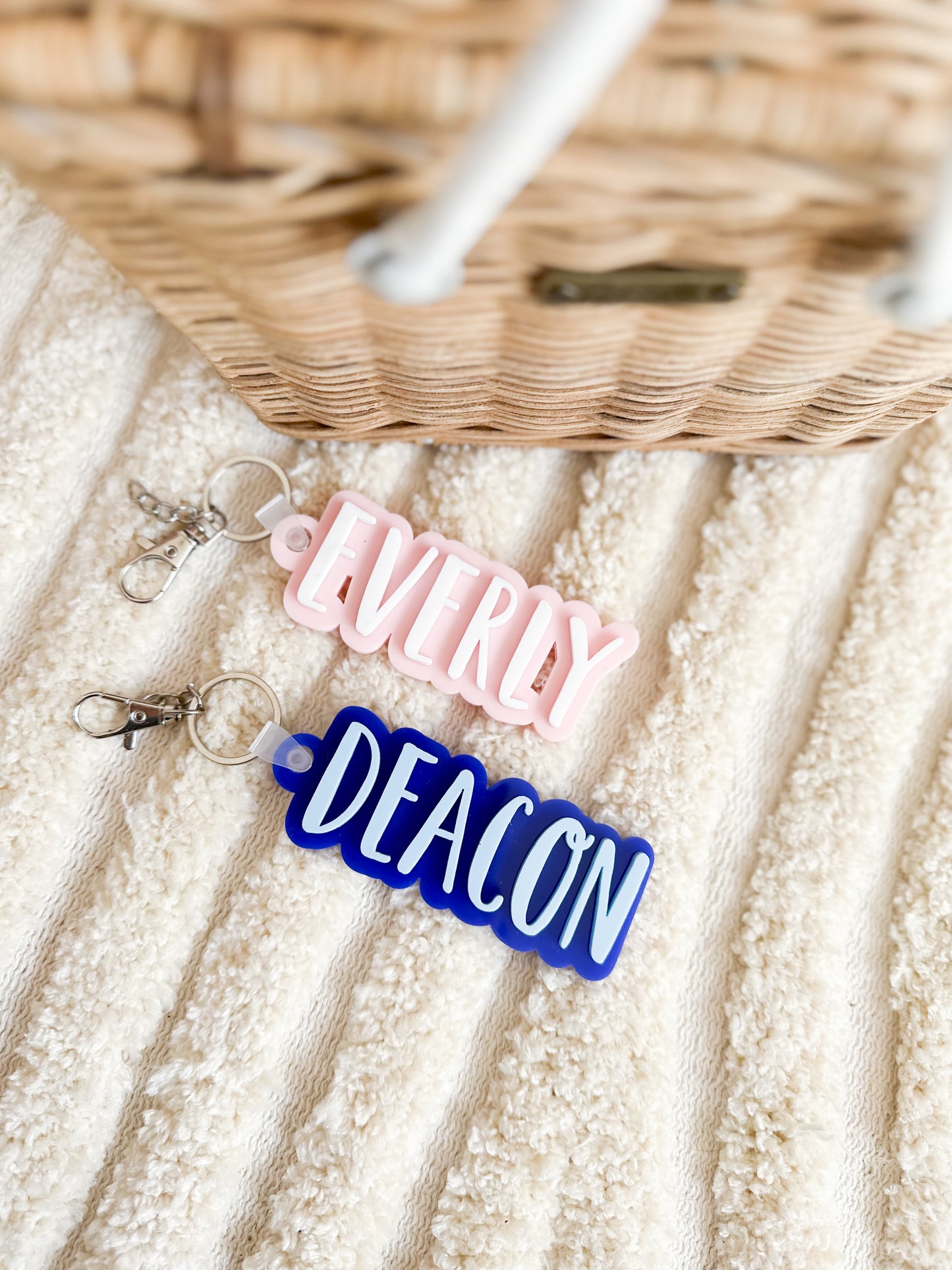 3D Key Chain Name Only