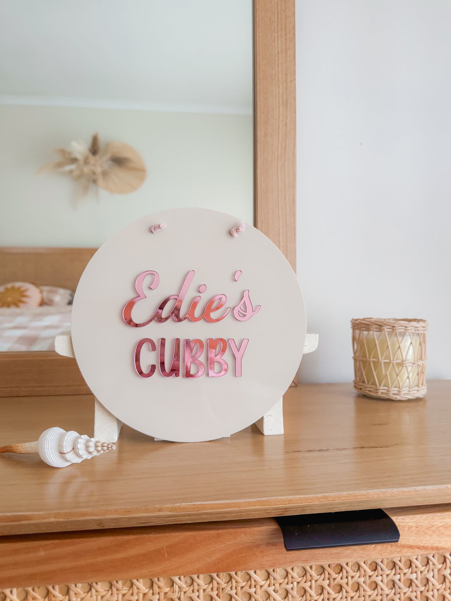Round Kids Custom Text Sign