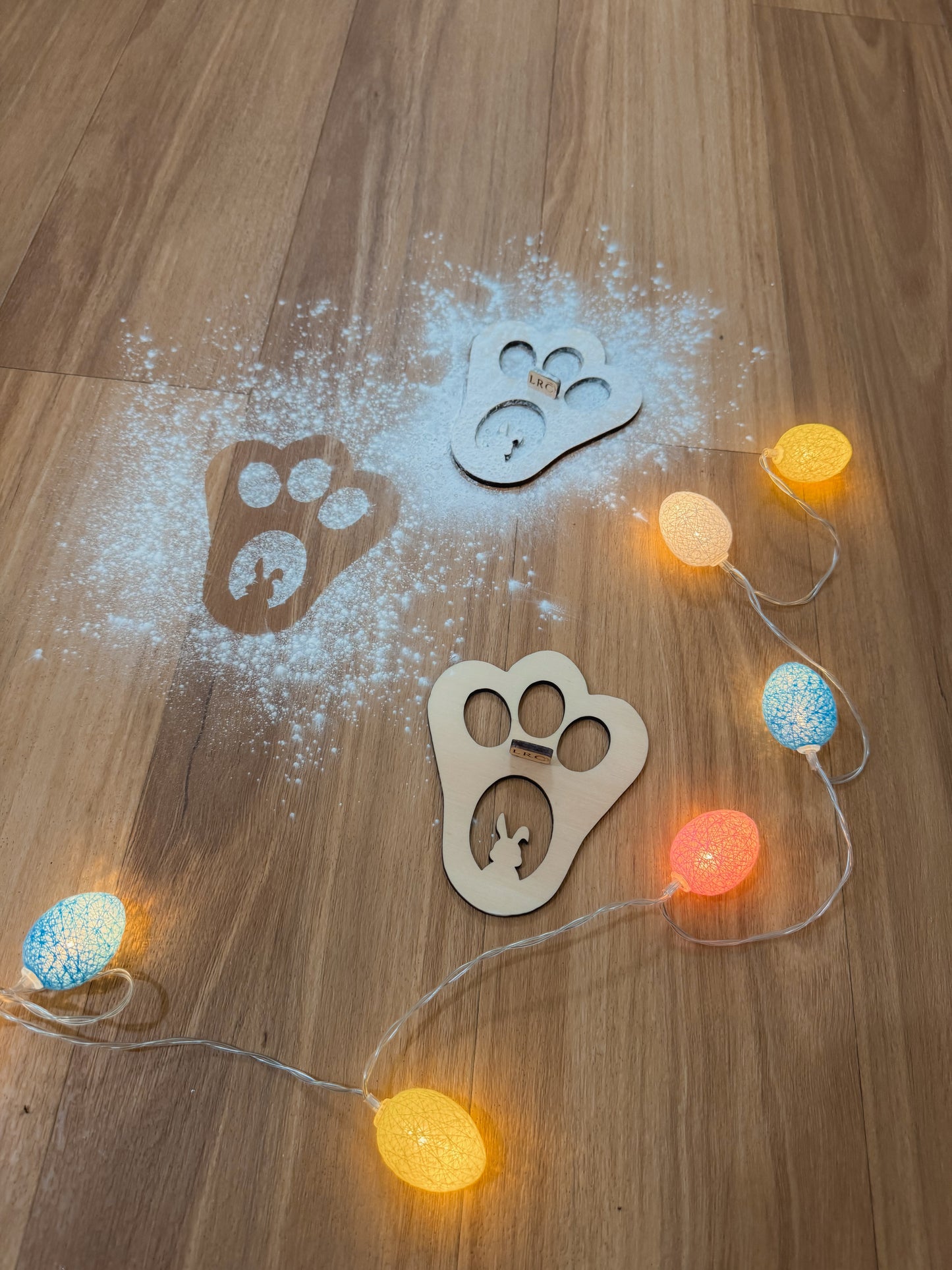 Bunny Foot Prints | 2pc