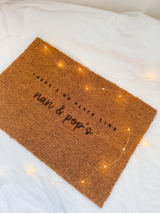 No place like| doormat