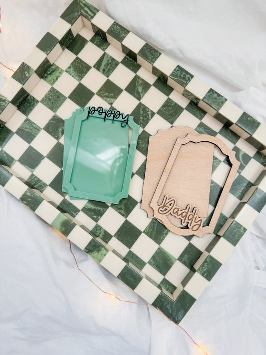 DIY Photo fridge magnet