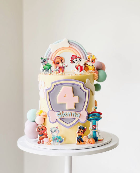 Paw patrol cake plate