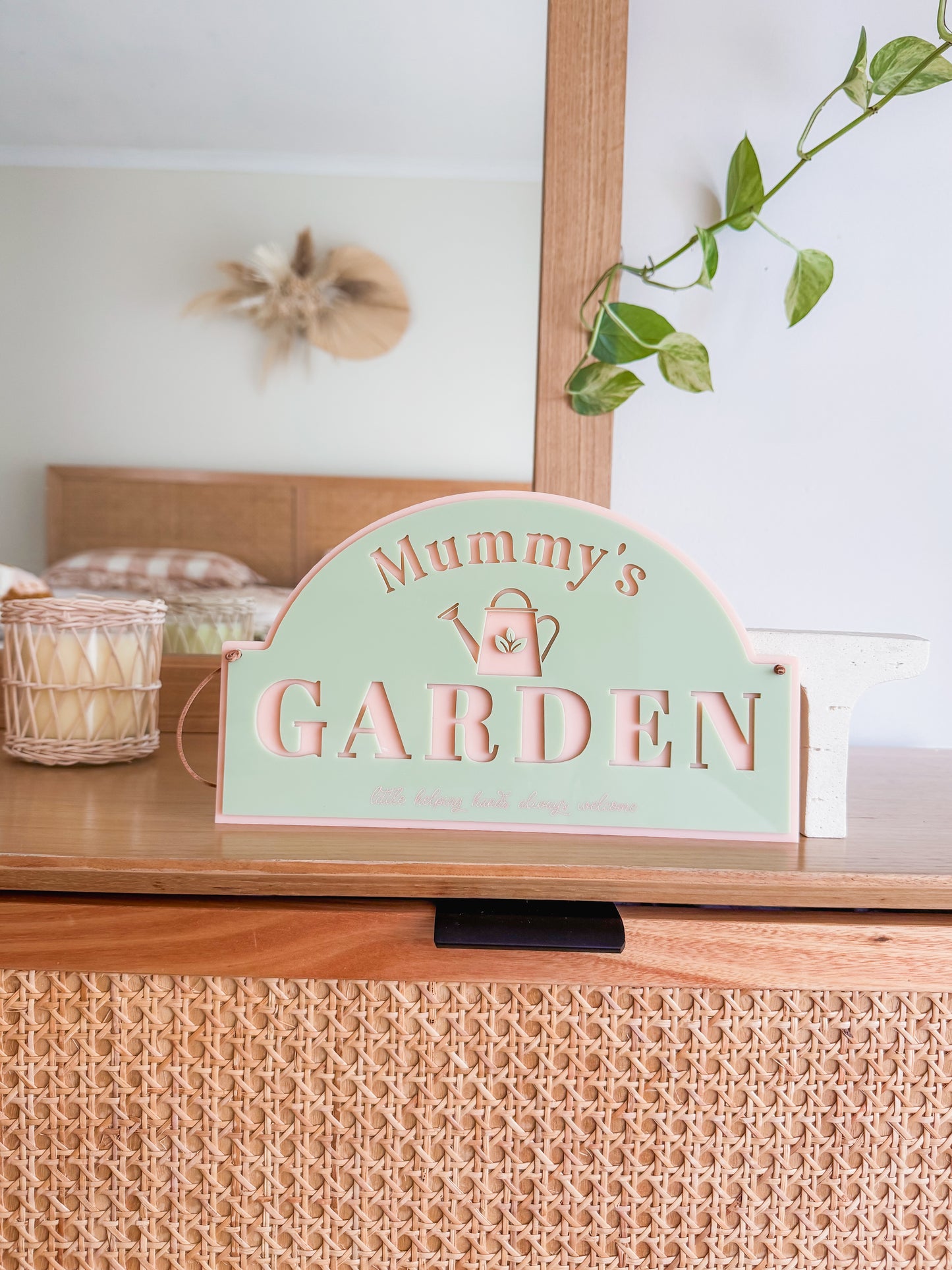Hanging Garden Sign