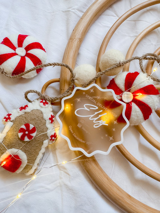 Stocking tag | 3D Acrylic