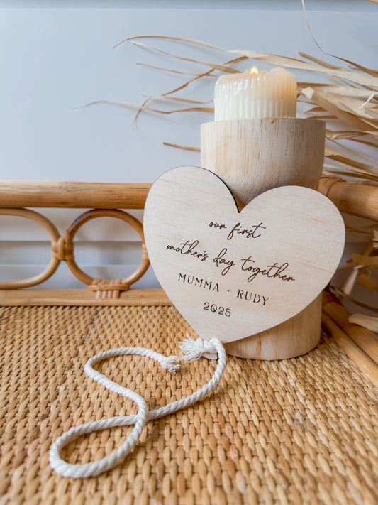 First Mother’s Day Heart | Plaque