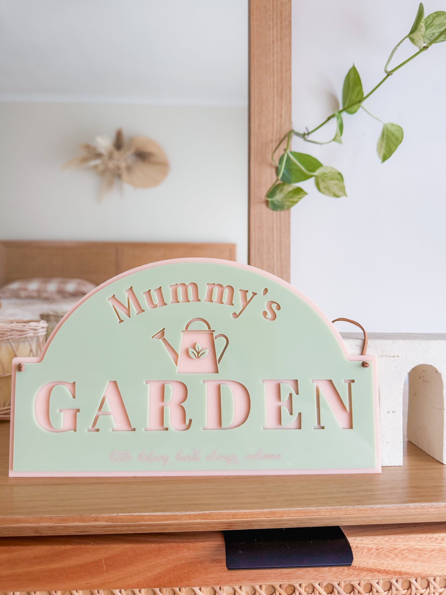 Hanging Garden Sign