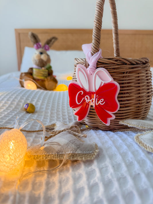 Bow | Bunny Basket Tag