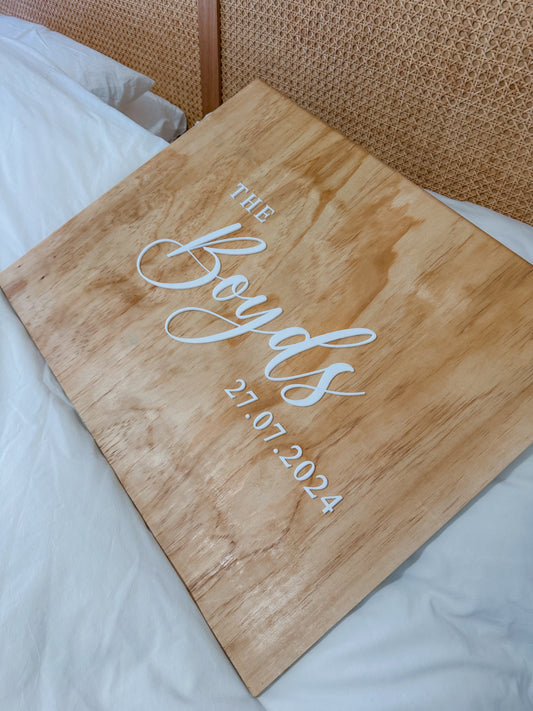 Wedding Guestbook | Alternative | Sign Board