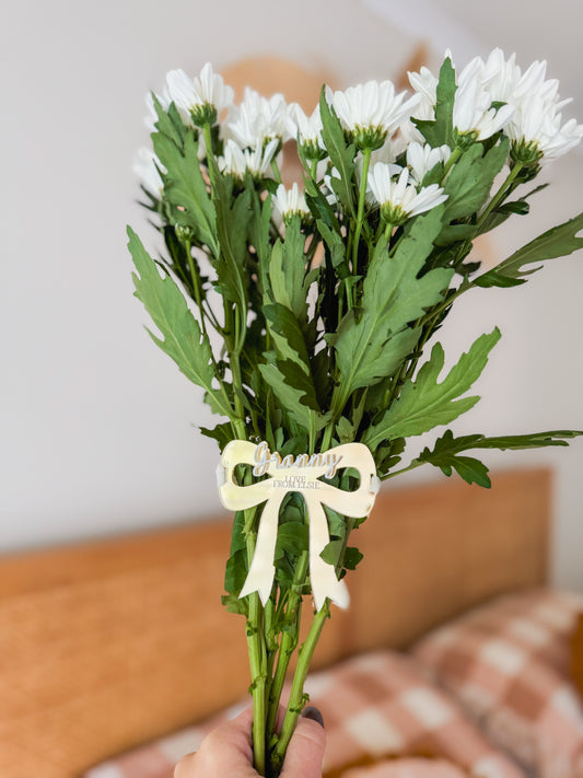 Bouquet tag