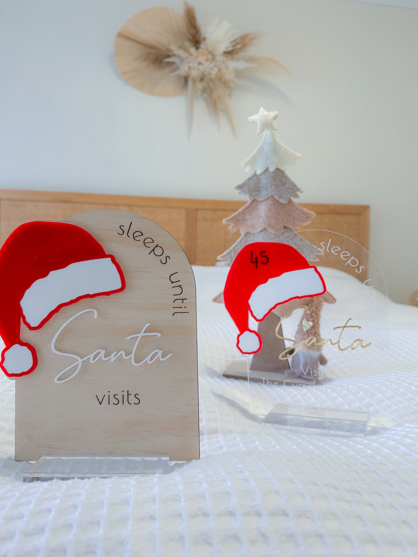 Santa count down | plaque