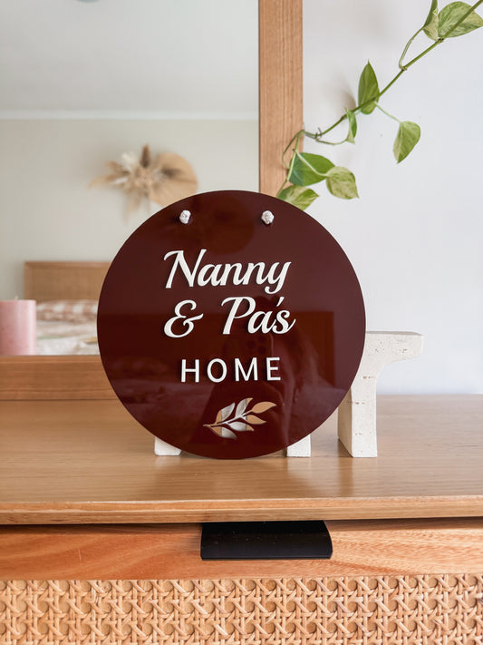 Custom House Sign