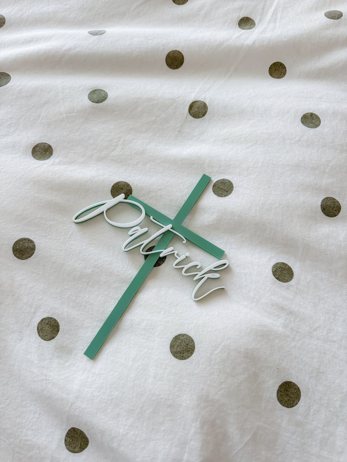 Luxe Christening topper