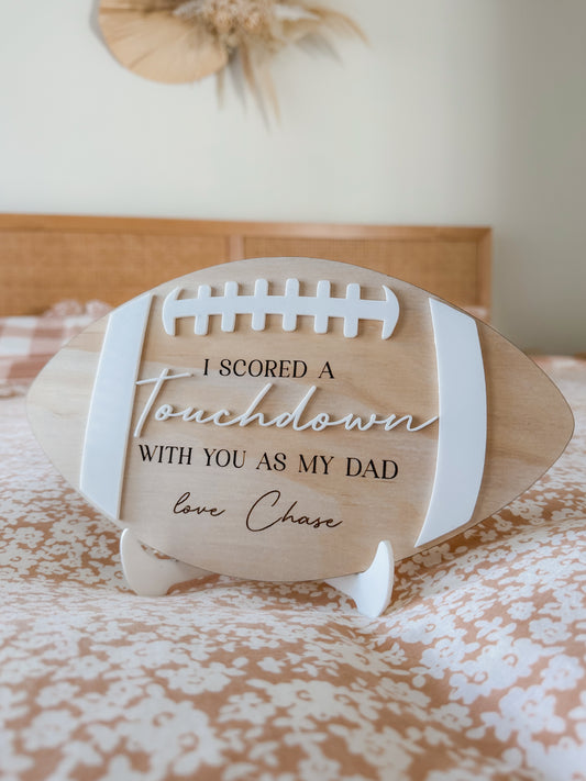 Touchdown plaque