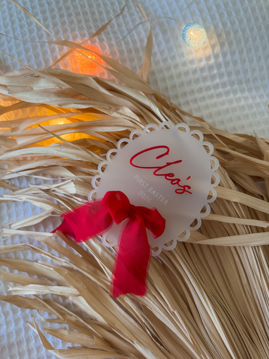 Double Layer Wavy Oval | First Easter