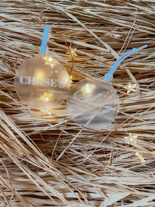 Acrylic Etched Bauble