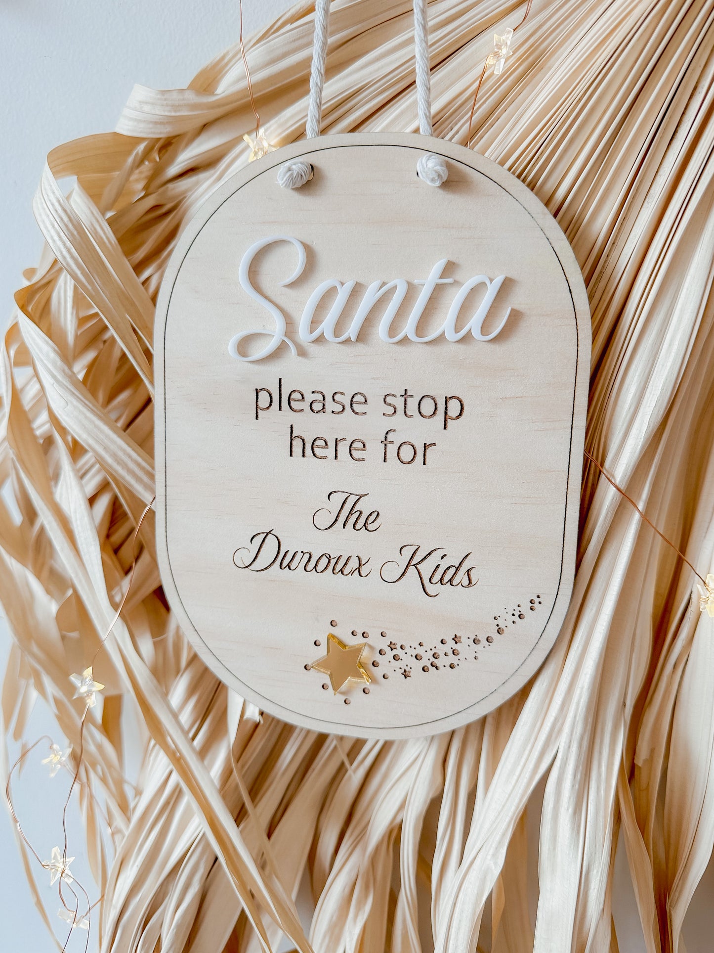 Santa Stop here Sign