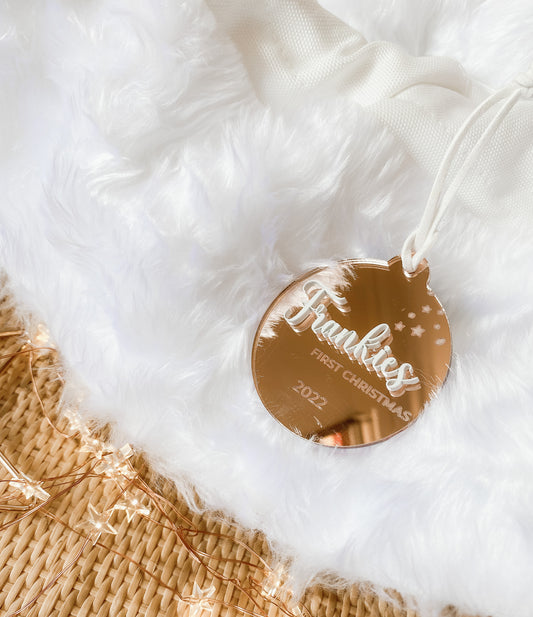 Layered Bauble | First Christmas