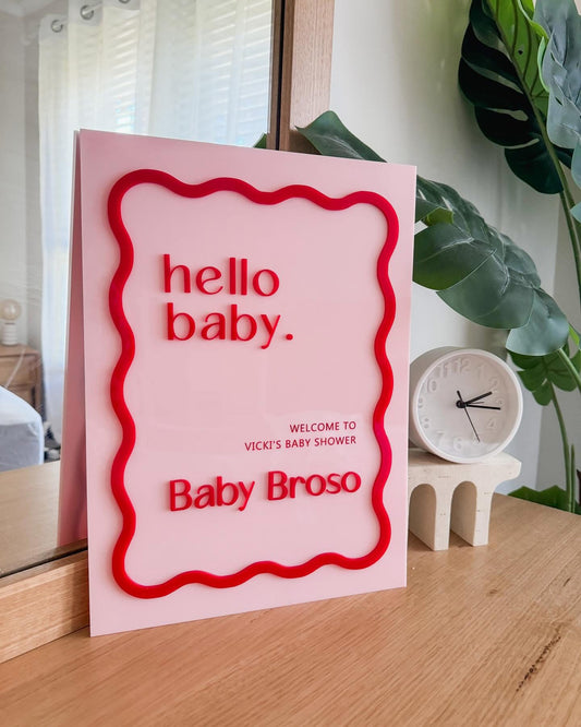 Hello baby | Event Signage