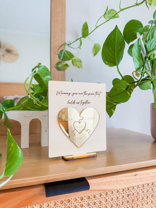 Puzzle Piece Plaque