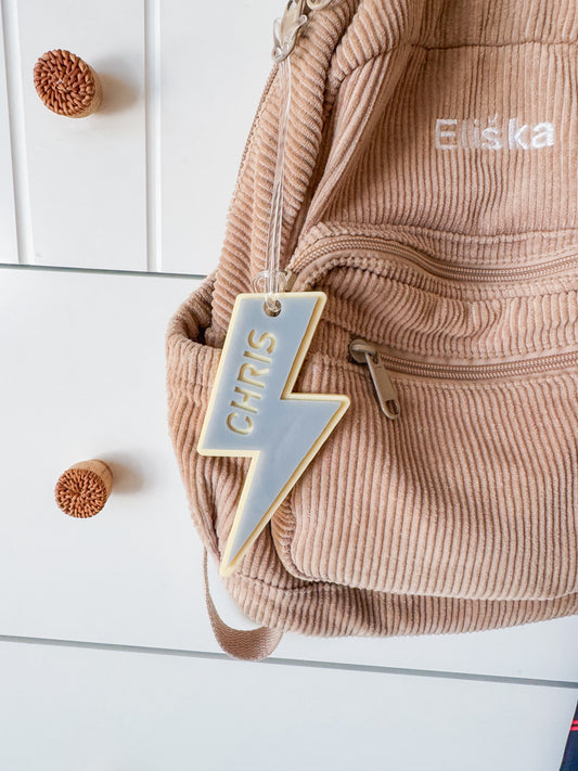 Lightning bolt | bag tag