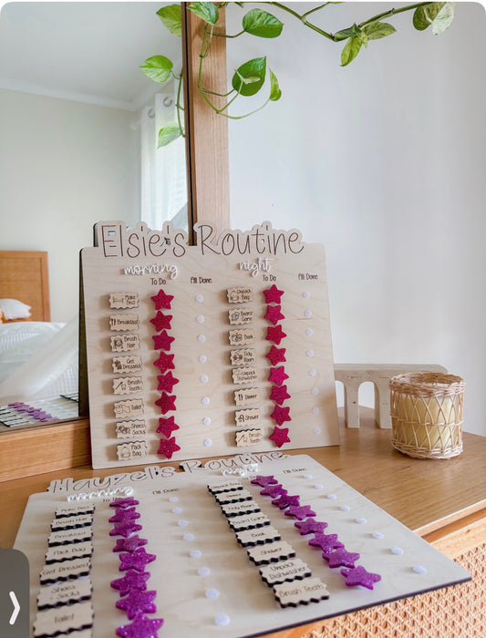 Routine Chart | morning + night