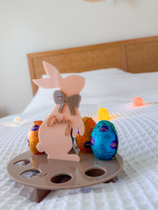 Bunny Chocolate Egg Stand
