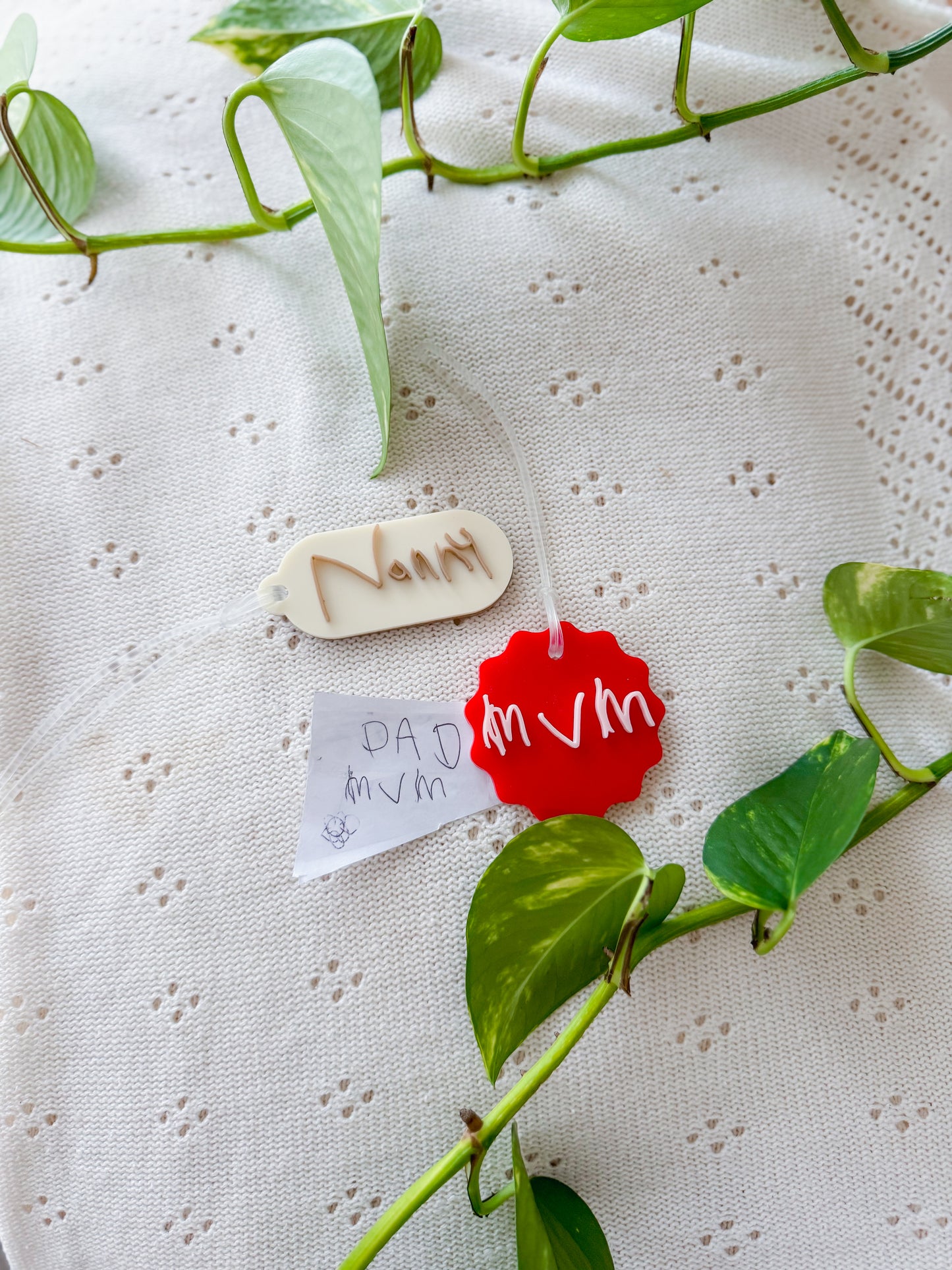 Hand written tag | optional NFC message