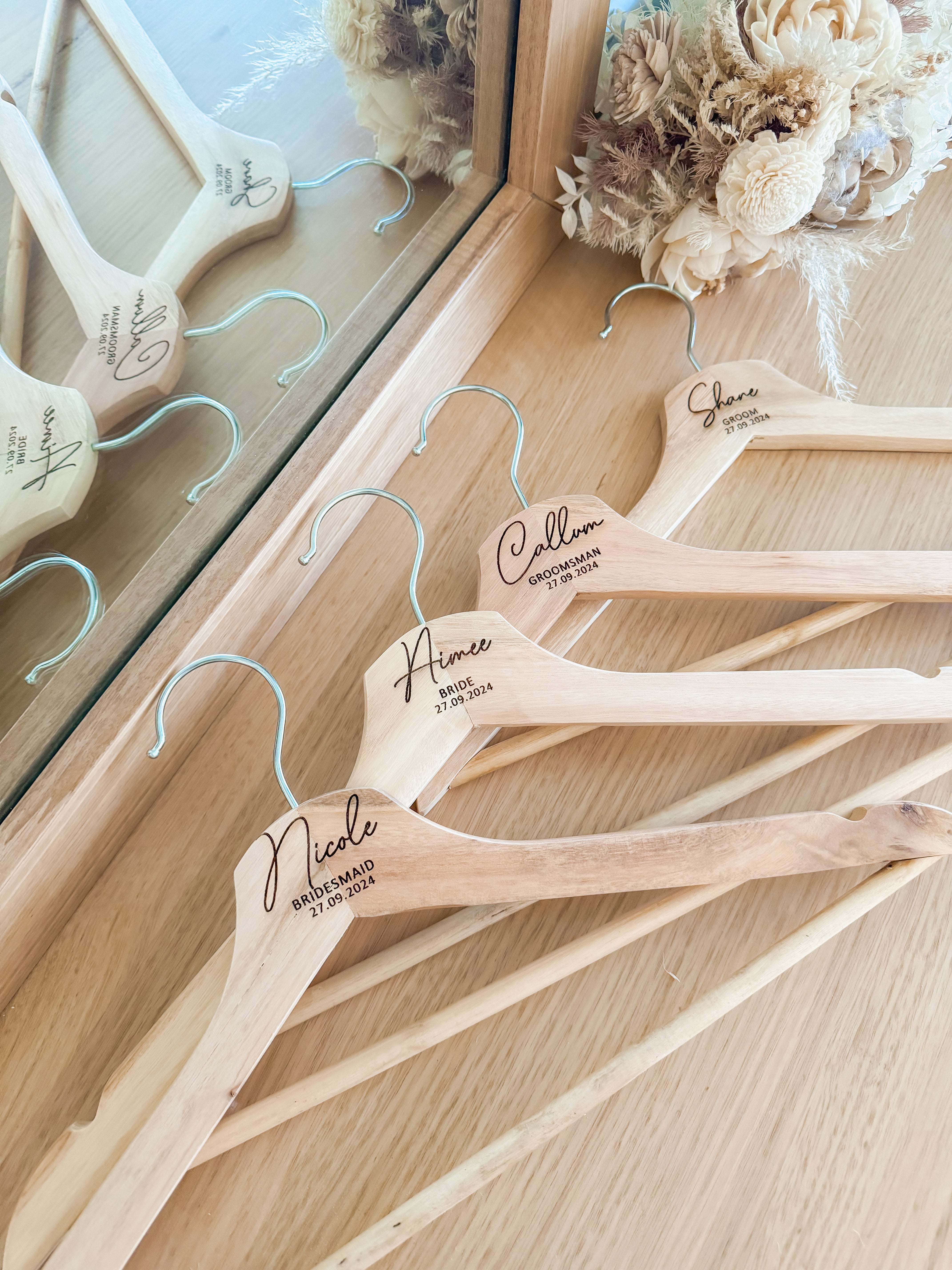 Ginger Ray Bride And Groom Hangers Mr And Mrs Hangers, Bride And