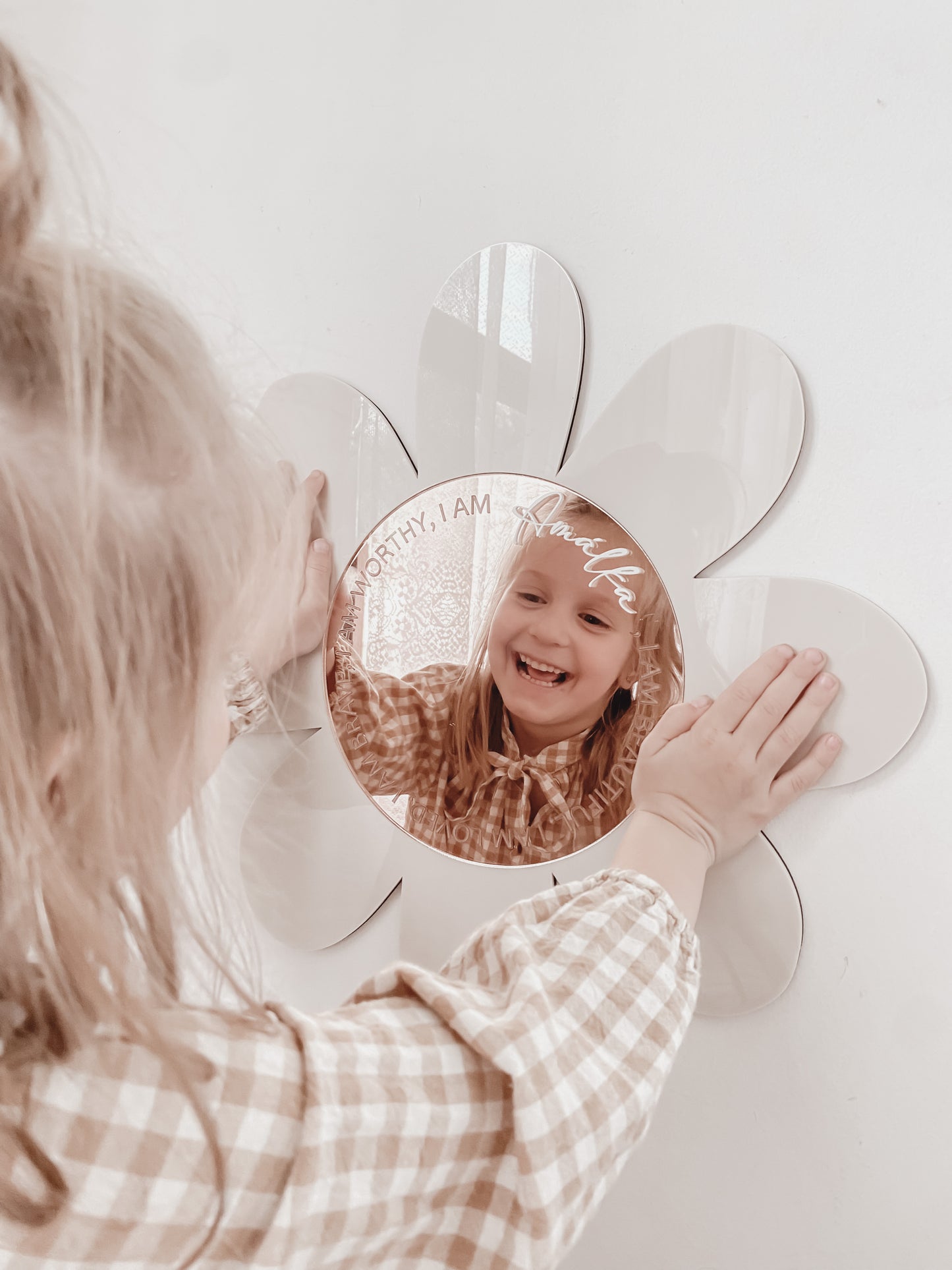 Flower Affirmation Mirror