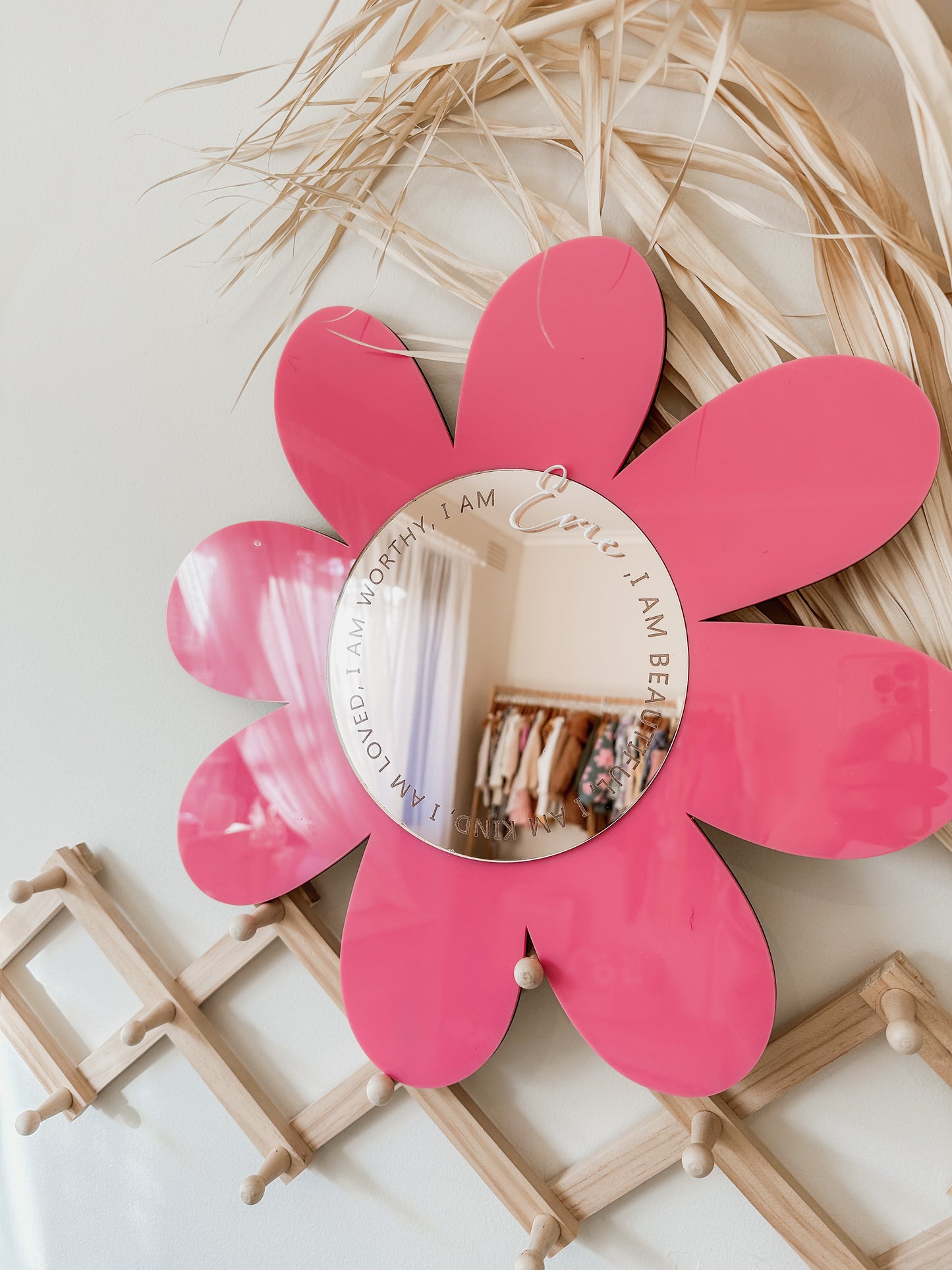 Flower Affirmation Mirror